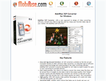 Tablet Screenshot of mobirise3gpconverter.com